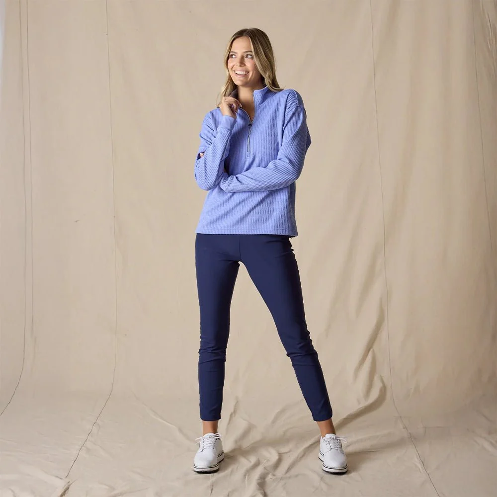 Straight Down Women's Opal Golf Half-Zip - Image 4
