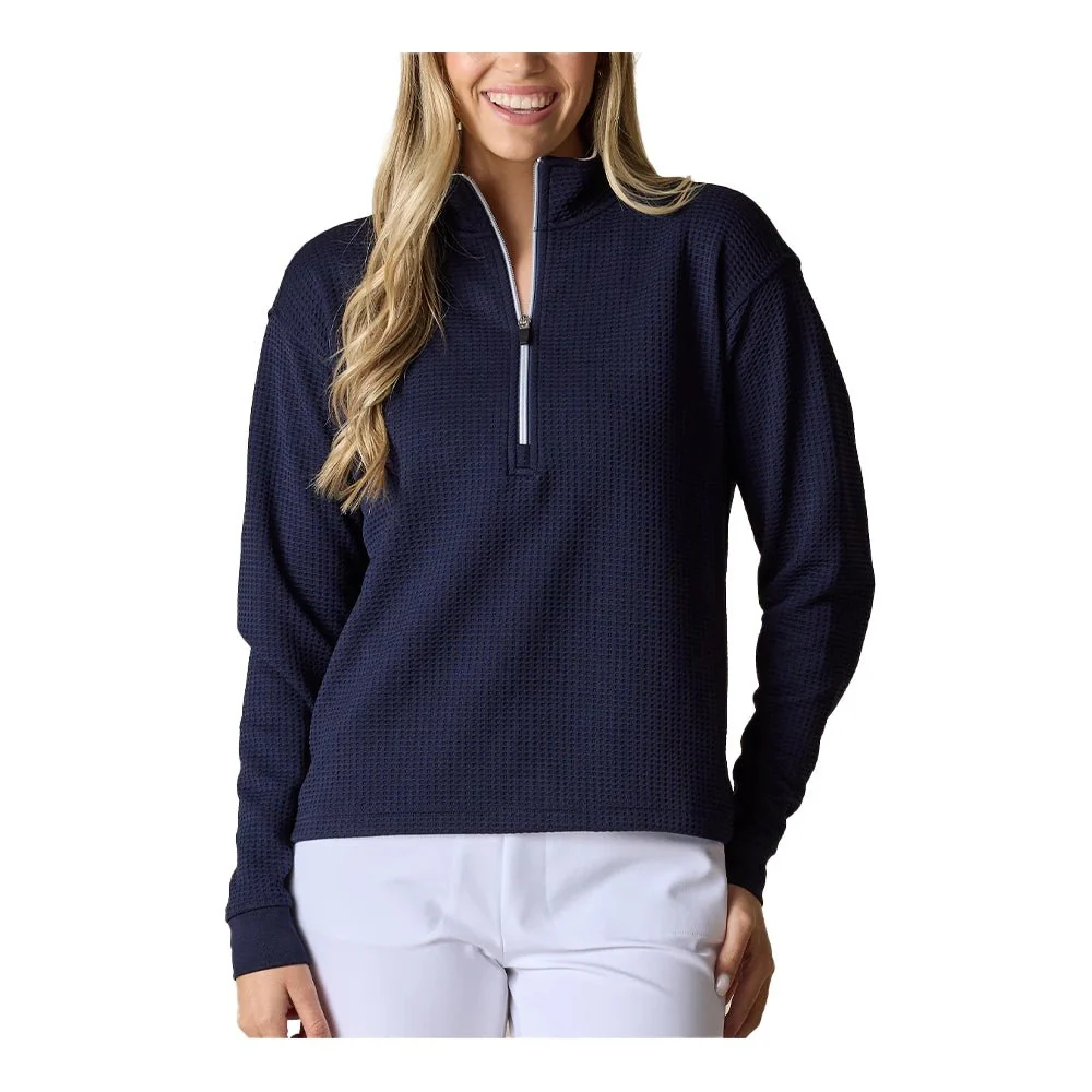 Straight Down Women's Opal Golf Half-Zip - Image 6