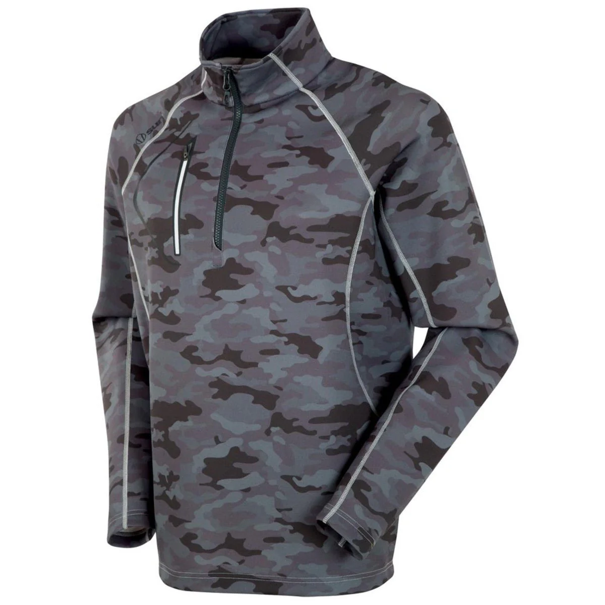 Sunice Allendale SuperliteFX Stretch Thermal Half-Zip Golf Pullover - Image 3