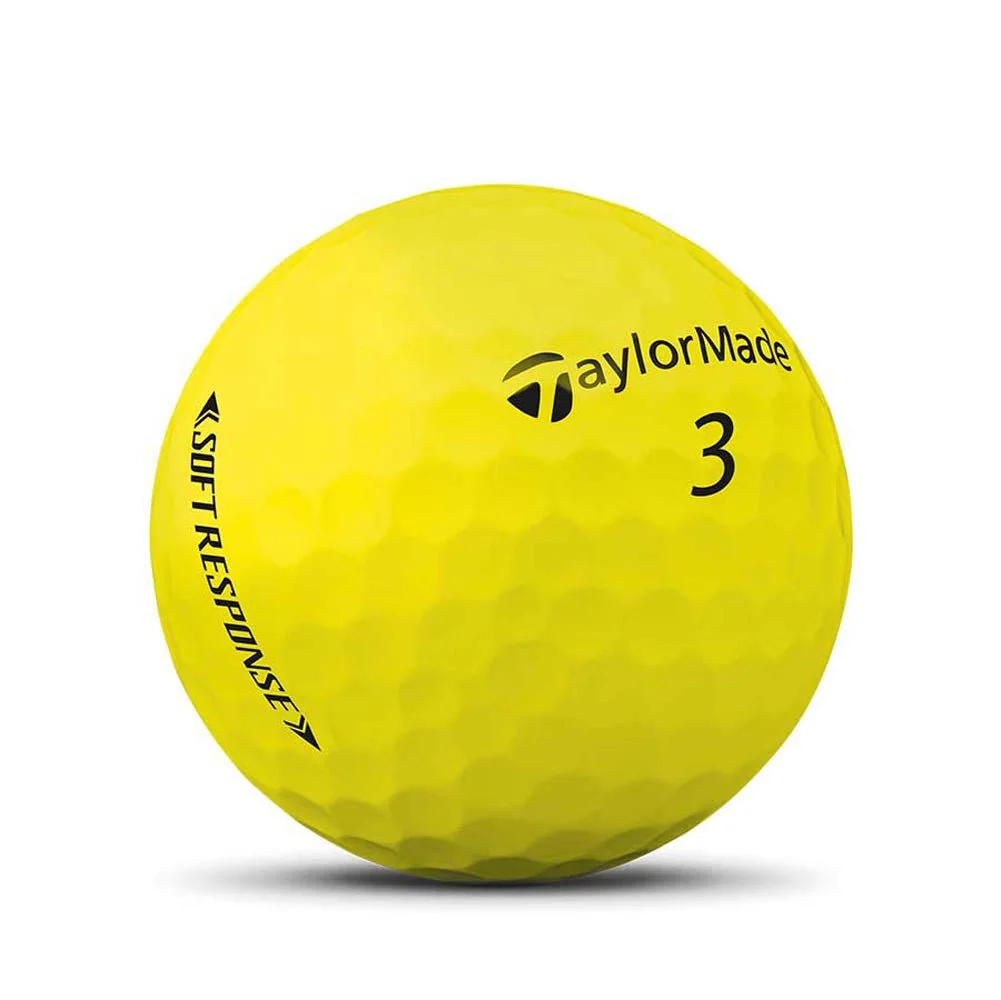 TaylorMade Soft Response Golf Balls - Yellow - 2022 - Image 2