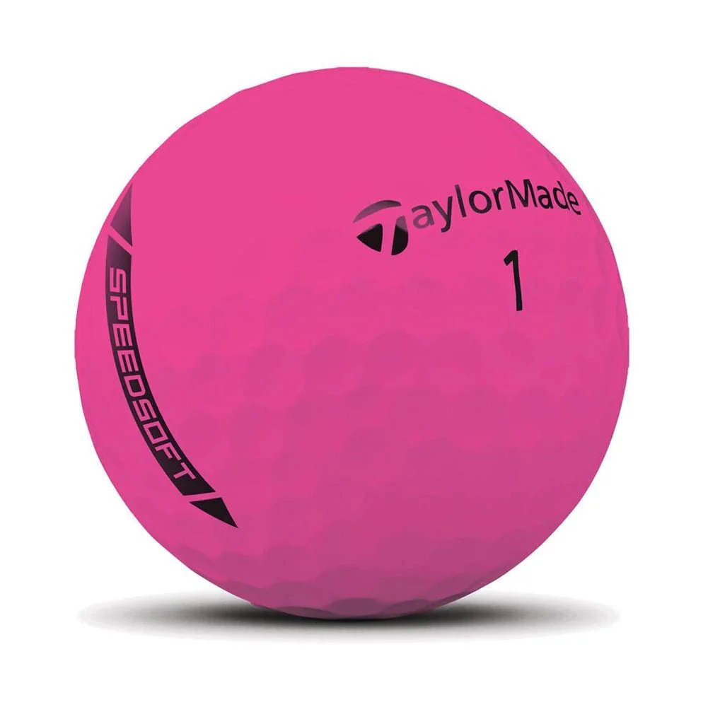 TaylorMade Speedsoft Golf Balls - Pink - Image 2