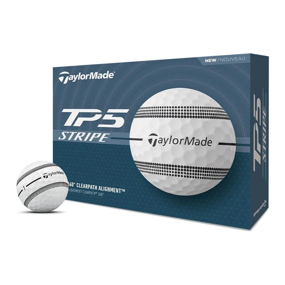 TaylorMade TP5 Stripe Golf Balls - Prior Generation