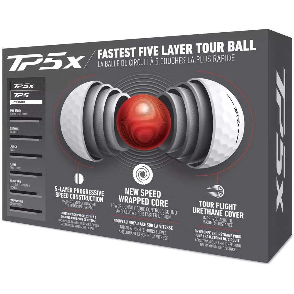 TaylorMade TP5x Golf Balls - 2024 - Image 5