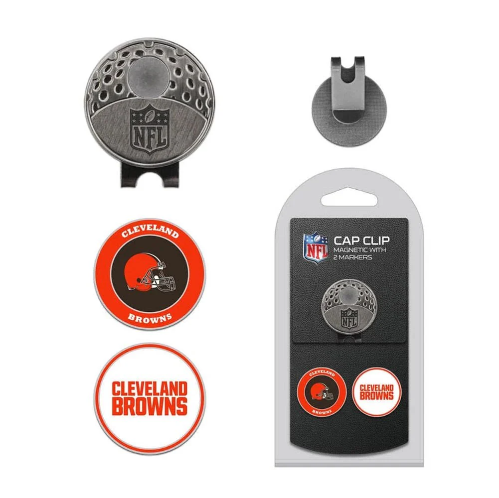 Team Golf NFL Hat Clip with Ball Marker - Cleveland Browns