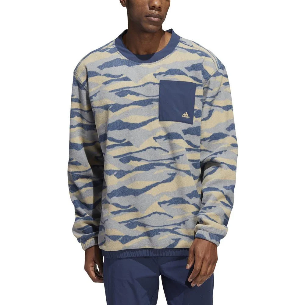 Adidas Texture Print Crewneck - Image 4