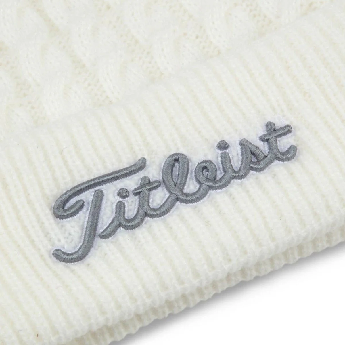 Titleist Cable Knit Pom Pom Golf Beanie - Image 17