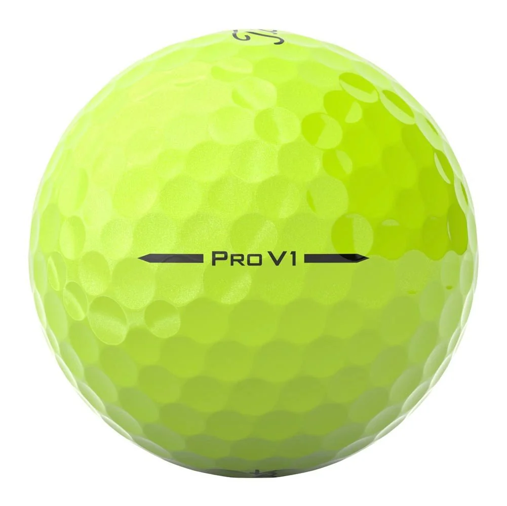Titleist Pro V1 Golf Balls - Yellow - Image 3