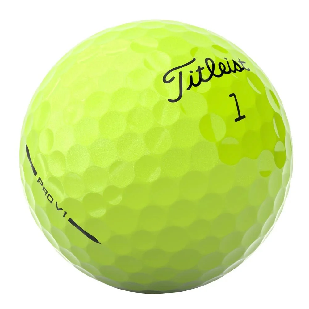 Titleist Pro V1 Golf Balls - Yellow - Image 4