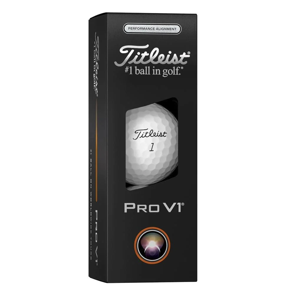 Titleist Pro V1 Performance Alignment Golf Balls - Black - Image 8