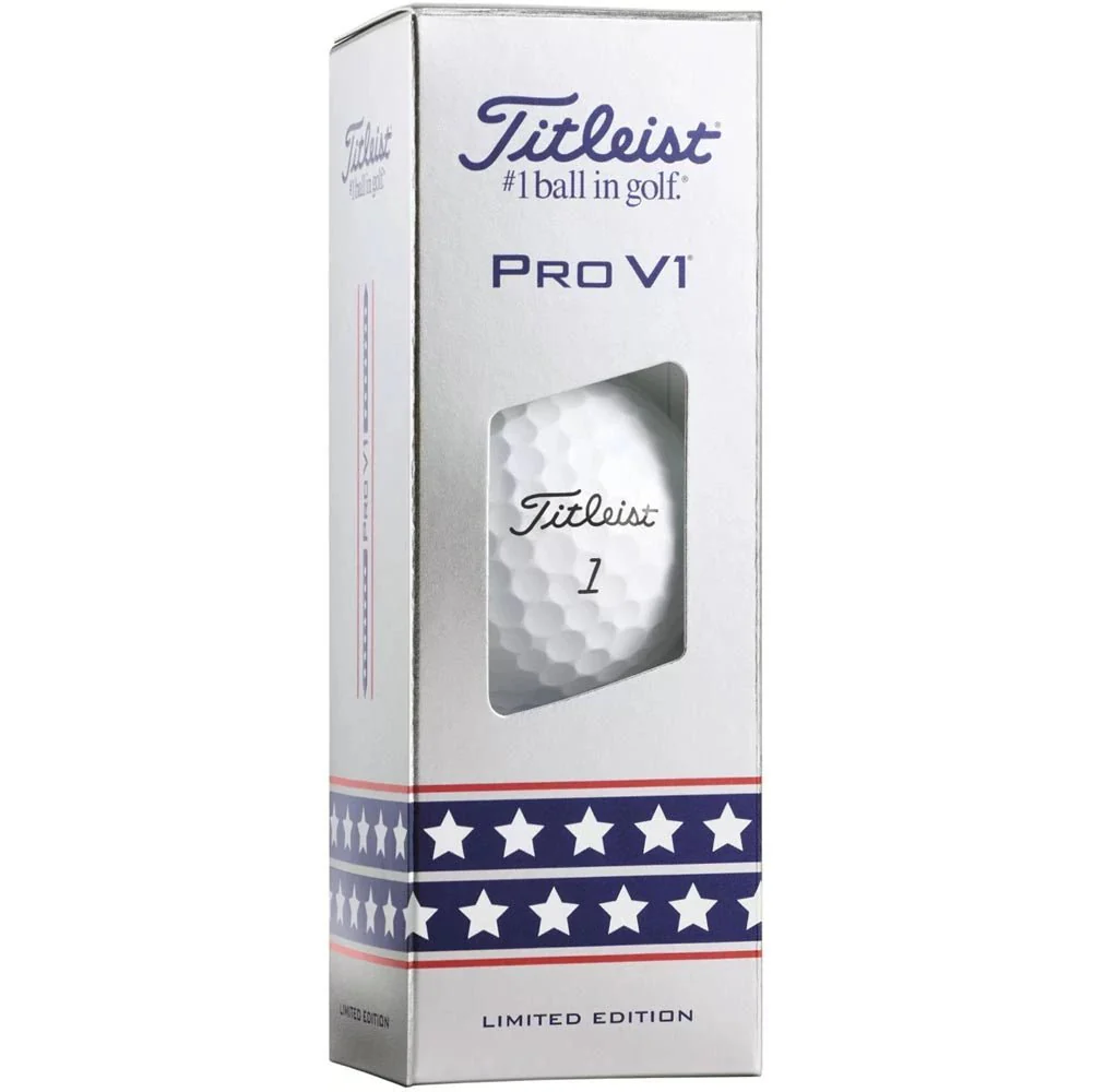 Titleist Pro V1 Performance Alignment USA Golf Balls - 6 Pack - Image 4