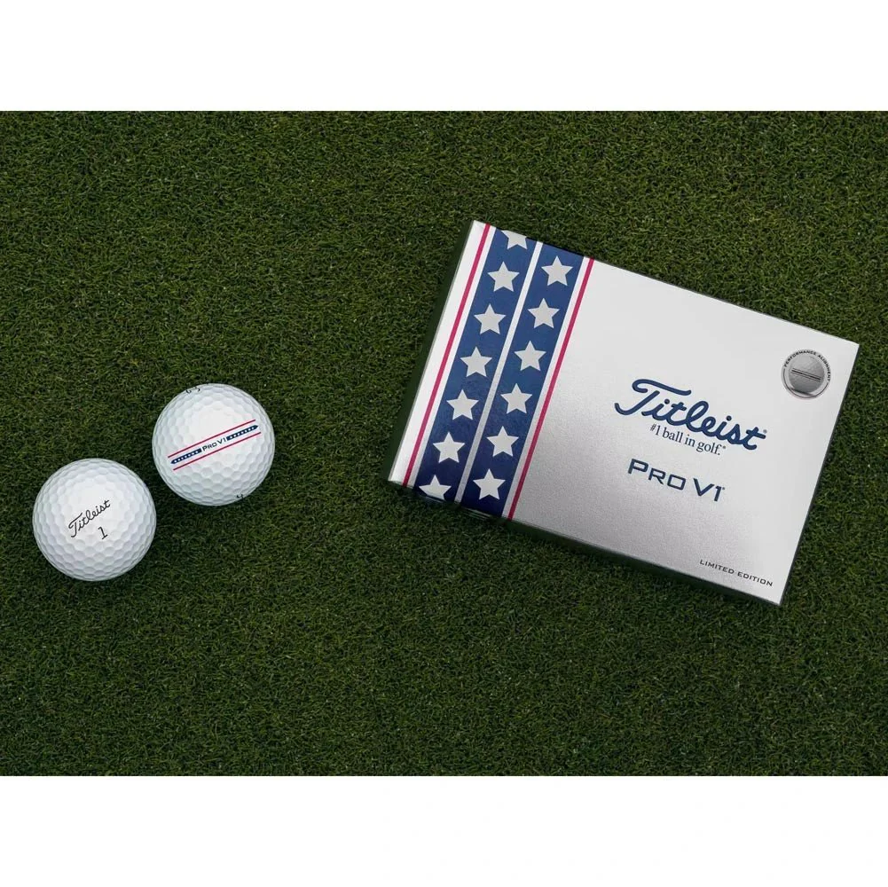 Titleist Pro V1 Performance Alignment USA Golf Balls - 6 Pack - Image 5