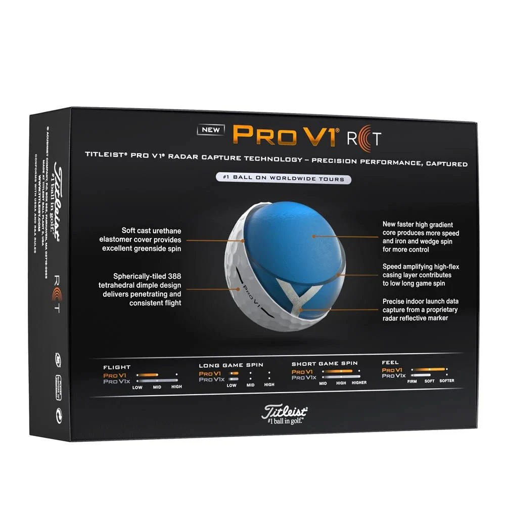 Titleist Pro V1 RCT Golf Balls - Image 3