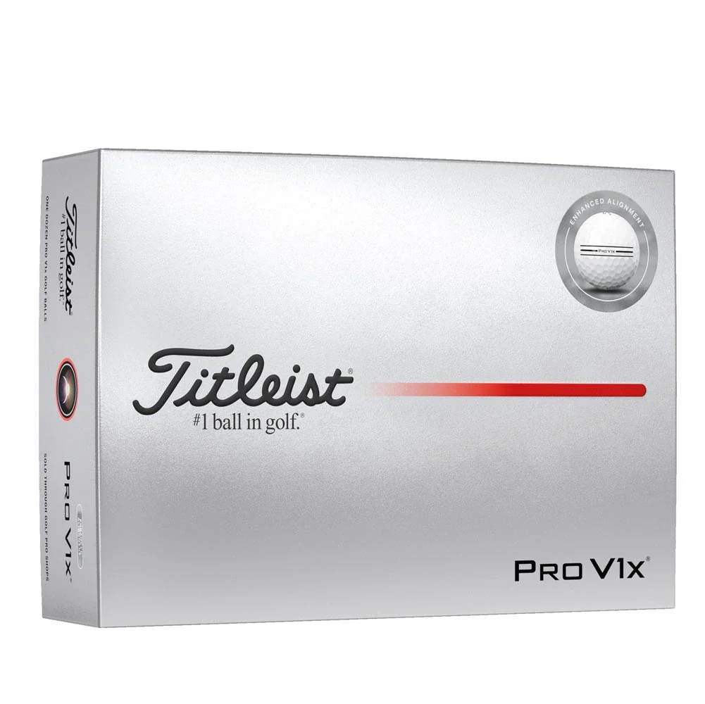 Titleist Pro V1x AIM Enhanced Alignment Golf Balls