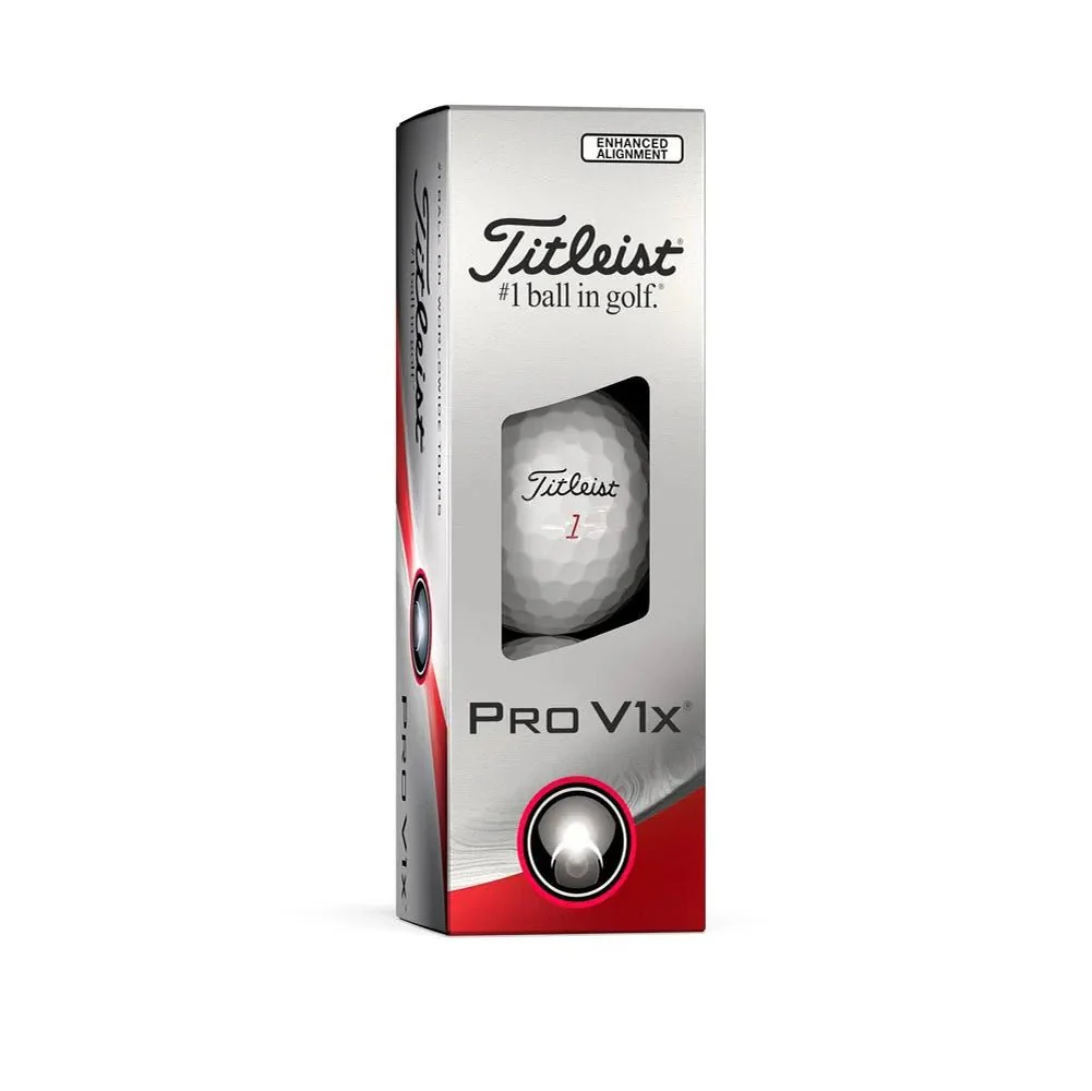 Titleist Pro V1x Enhanced Alignment Golf Balls - 2023 - Prior Generation - Image 4