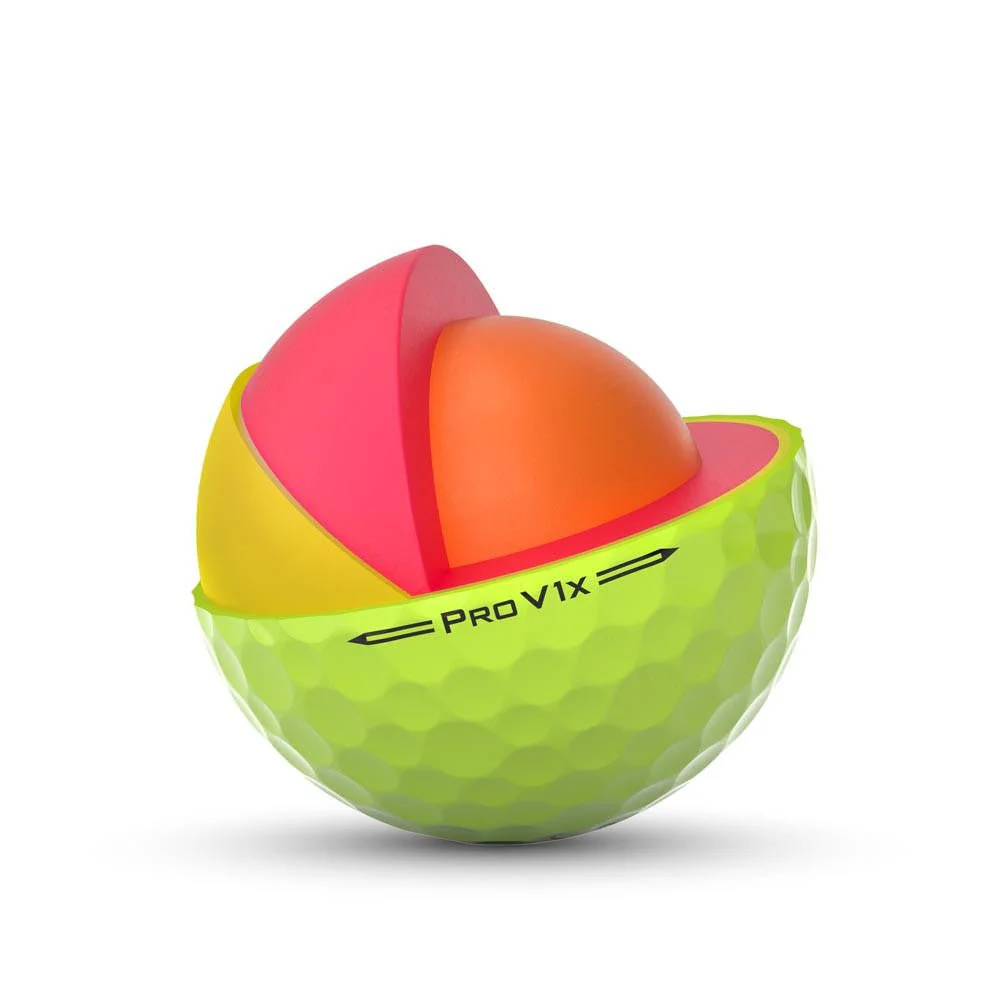 Titleist Pro V1x Golf Balls - Yellow - 2023 - Prior Generation - Image 4