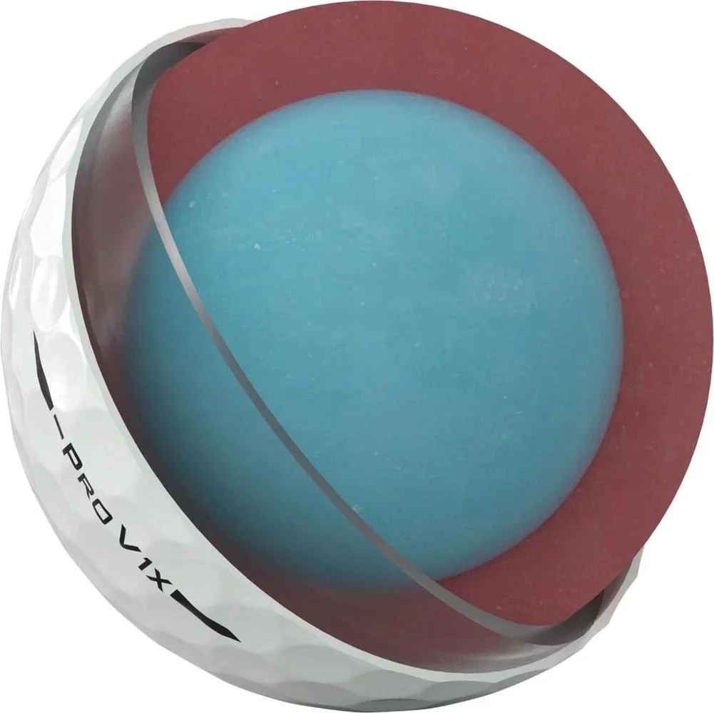 Titleist Pro V1x Left Dash AIM Performance Golf Balls - Red - Image 4