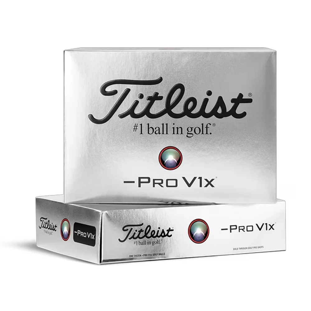 Titleist Pro V1x Left Dash Holiday Gift Box Golf Balls - 2 Dozen - 2023 - Image 4