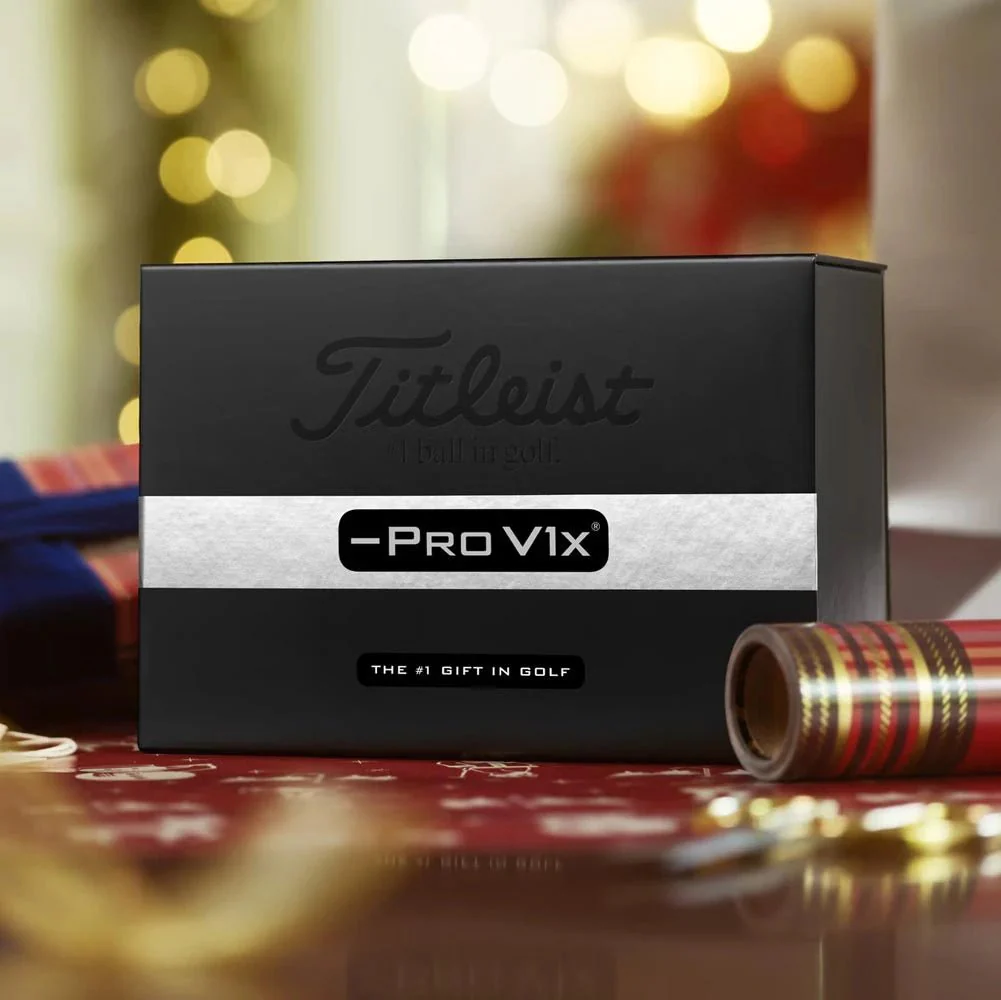 Titleist Pro V1x Left Dash Holiday Gift Box Golf Balls - 2 Dozen - Image 6