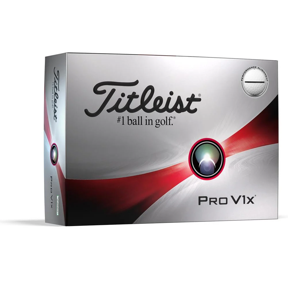 Titleist Pro V1x Performance Alignment Golf Balls - Black - 2023 - Prior Generation