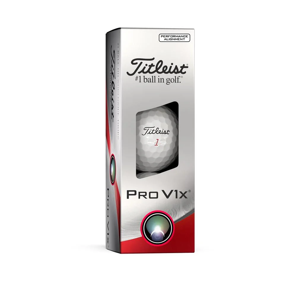 Titleist Pro V1x Performance Alignment Golf Balls - Black - 2023 - Prior Generation - Image 4