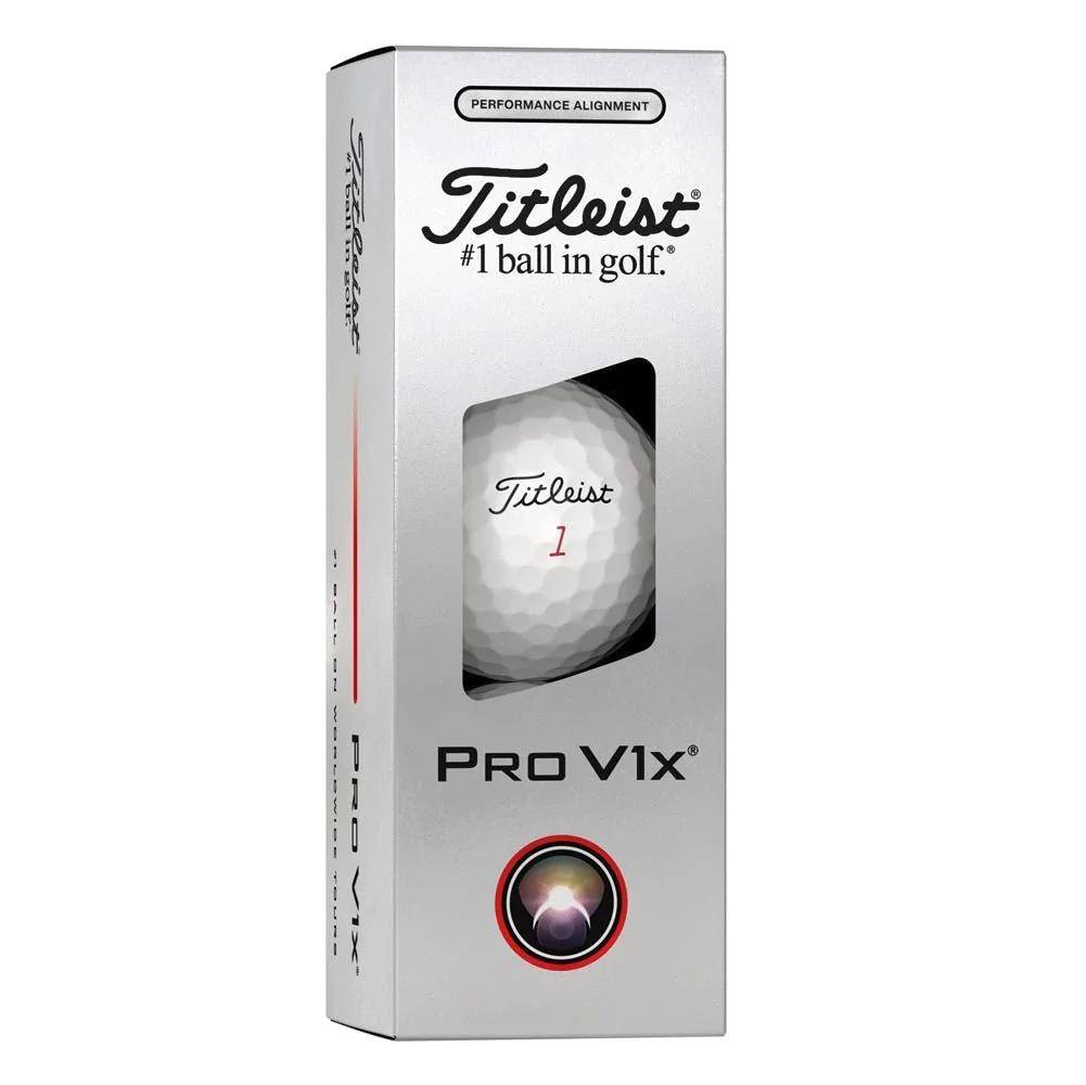 Titleist Pro V1x Performance Alignment Golf Balls - Black - Image 8