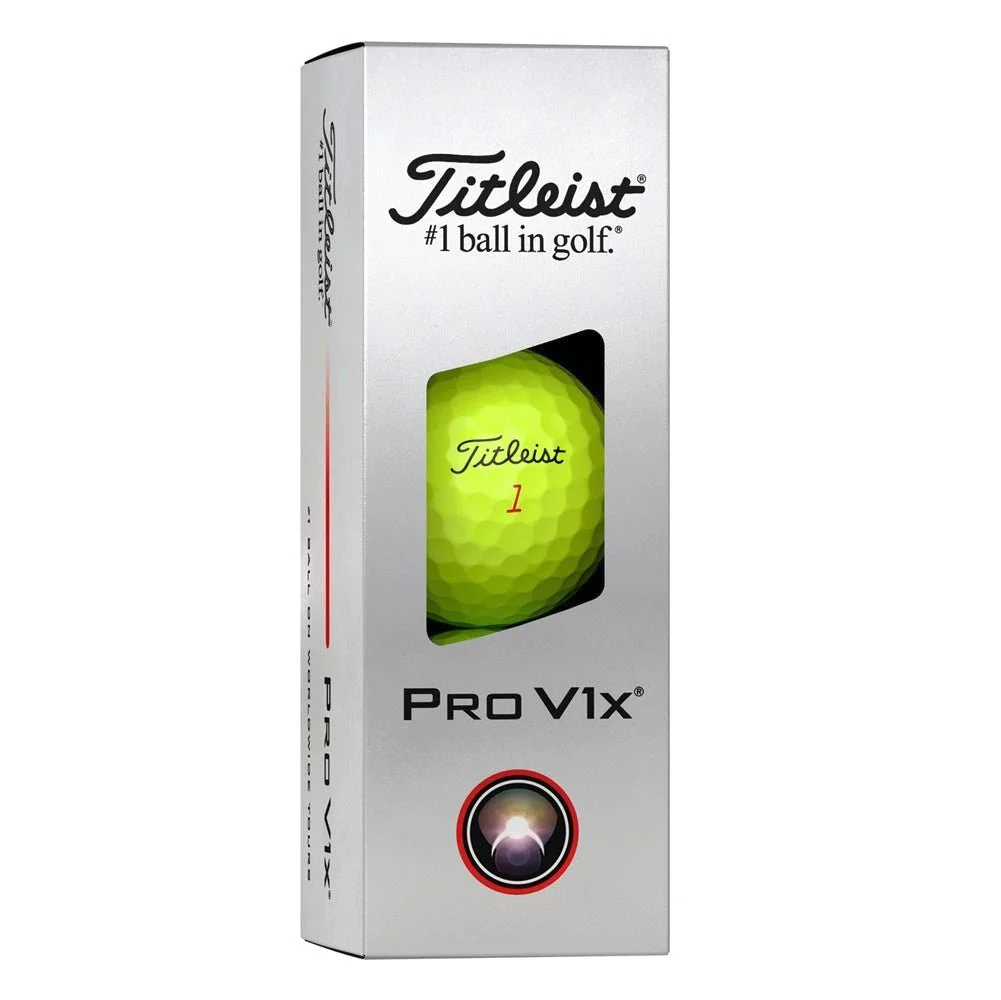 Titleist Pro V1x Yellow Personalized Golf Balls - Image 8
