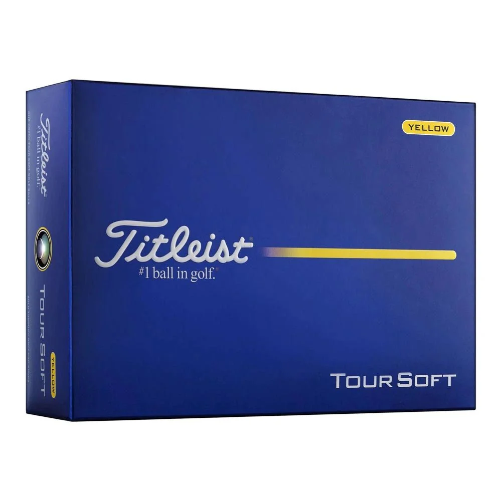 Titleist Tour Soft Yellow Personalized Golf Balls - Image 2