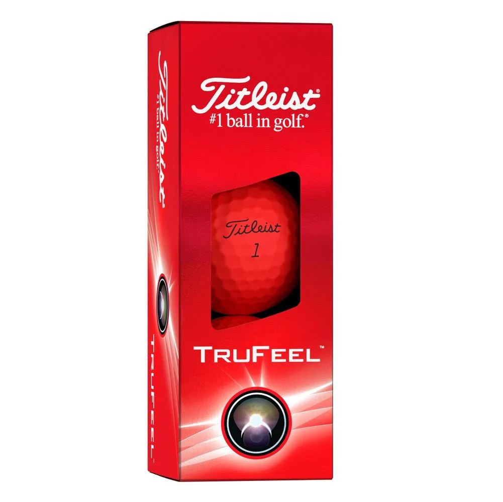 Titleist TruFeel Golf Balls - Matte Red - Prior Generation - Image 6