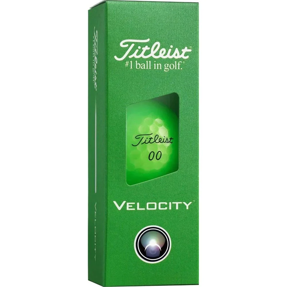 Titleist Velocity Double Digit Golf Balls - Matte Green - Image 6