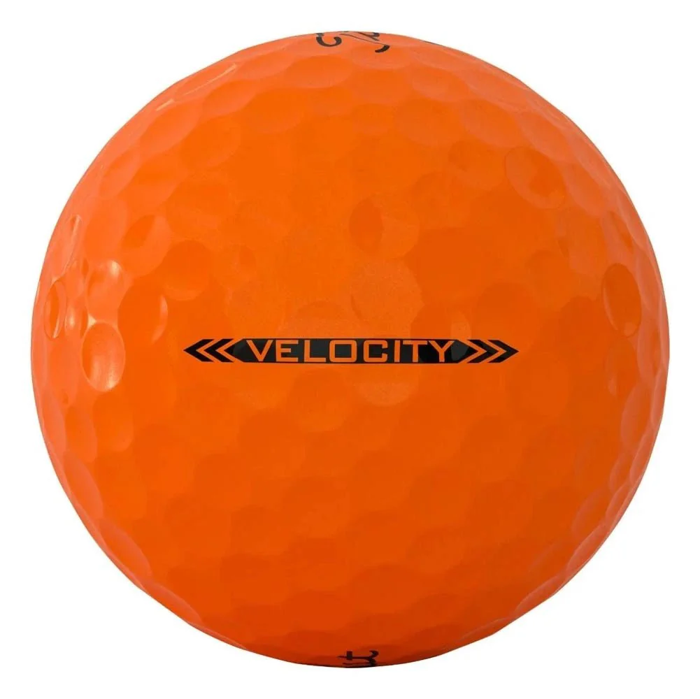 Titleist Velocity Double Digit Golf Balls - Matte Orange - Image 4