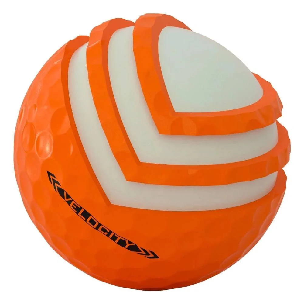 Titleist Velocity Double Digit Golf Balls - Matte Orange - Image 5