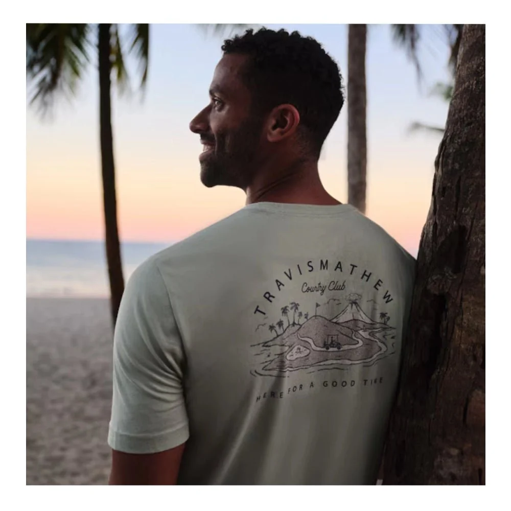 Travis Mathew Mapes Island Golf Tee - Image 4