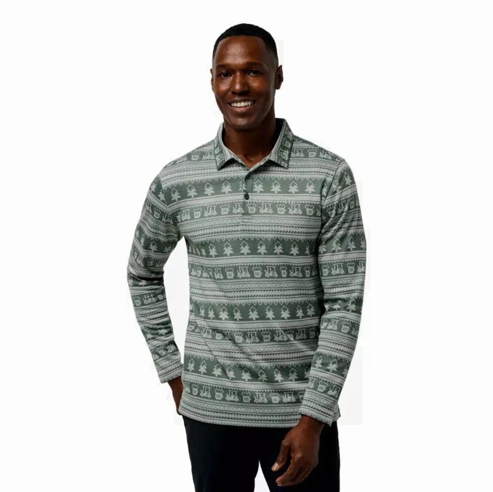 Travis Mathew Record Time Long Sleeve Golf Polo