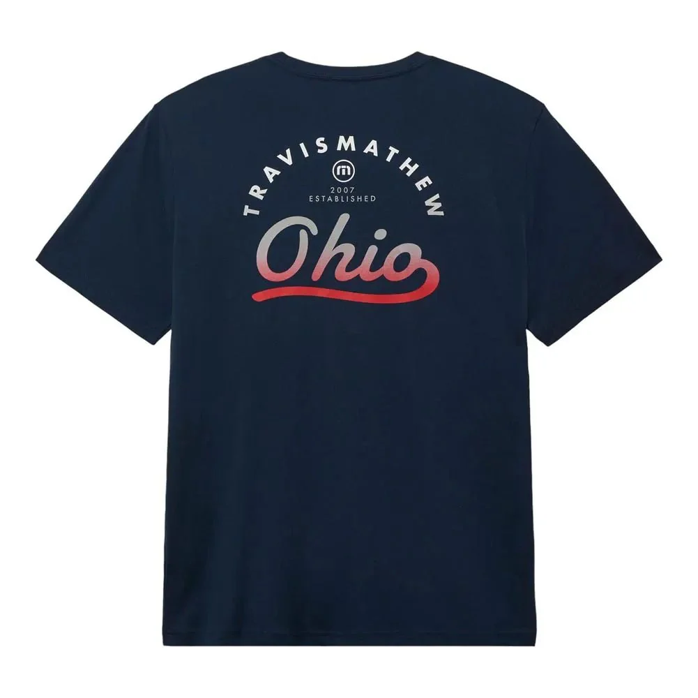 Travis Mathew Rock N Roll 2.0 Ohio Golf Tee - Image 2