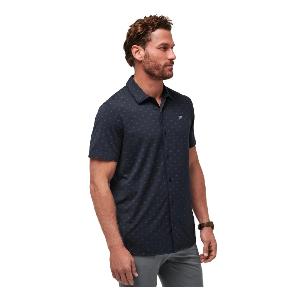 Travis Mathew Set A Course Golf Button Up - Image 4