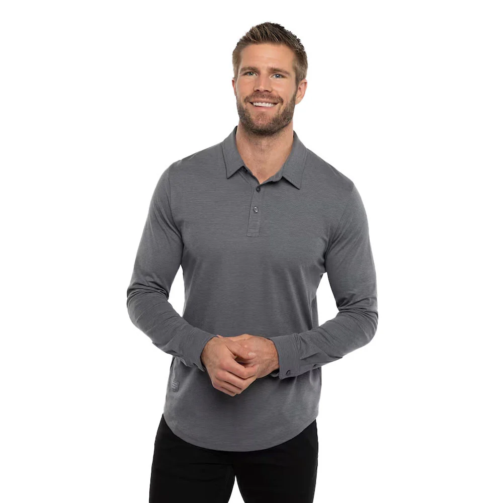 Travis Mathew State Room Long Sleeve Golf Polo - Image 5