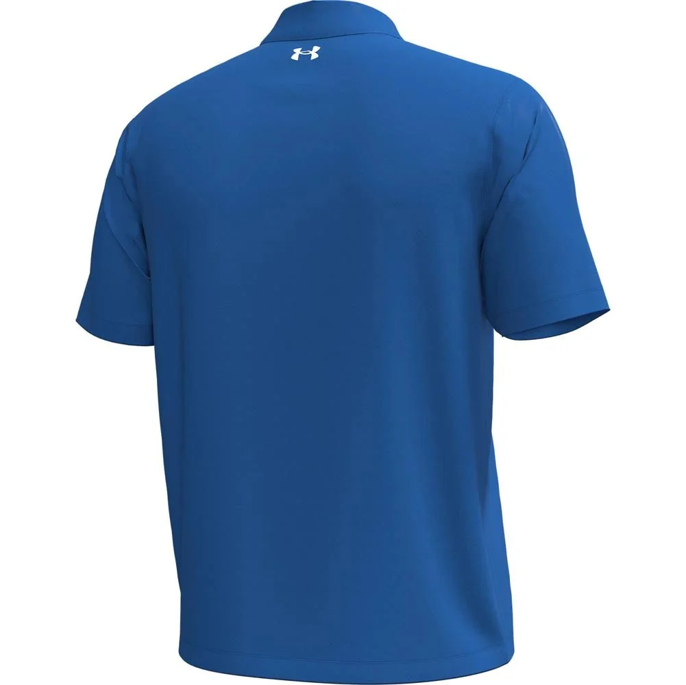 Under Armour Junior Boys T2 Green Pique Golf Polo - Image 2