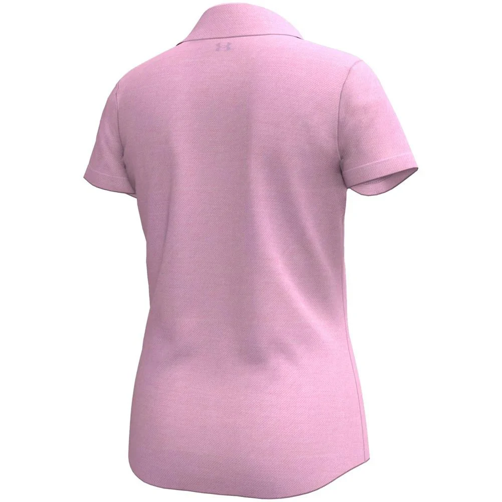 Under Armour Junior Girls Playoff Heather Golf Polo - Image 2