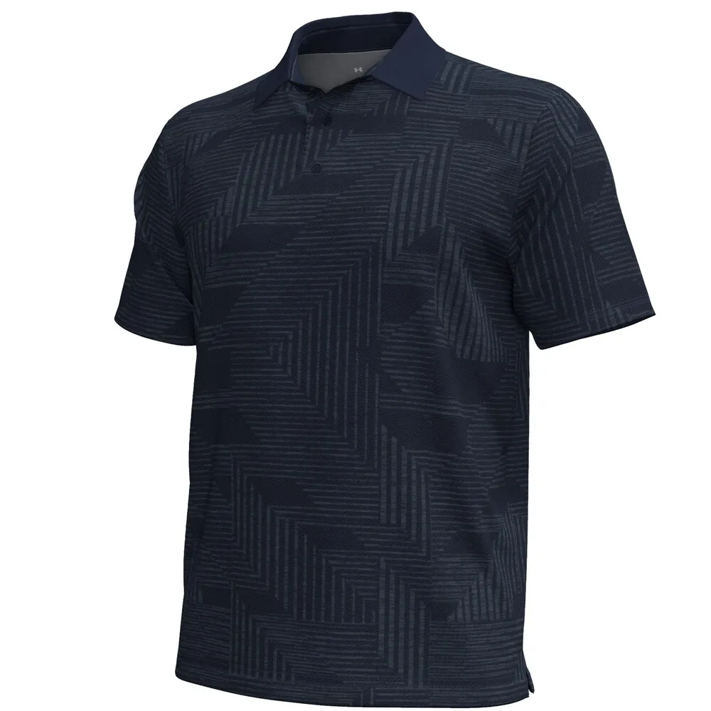 Under Armour Playoff 3.0 Geometrix Jacquard Golf Polo