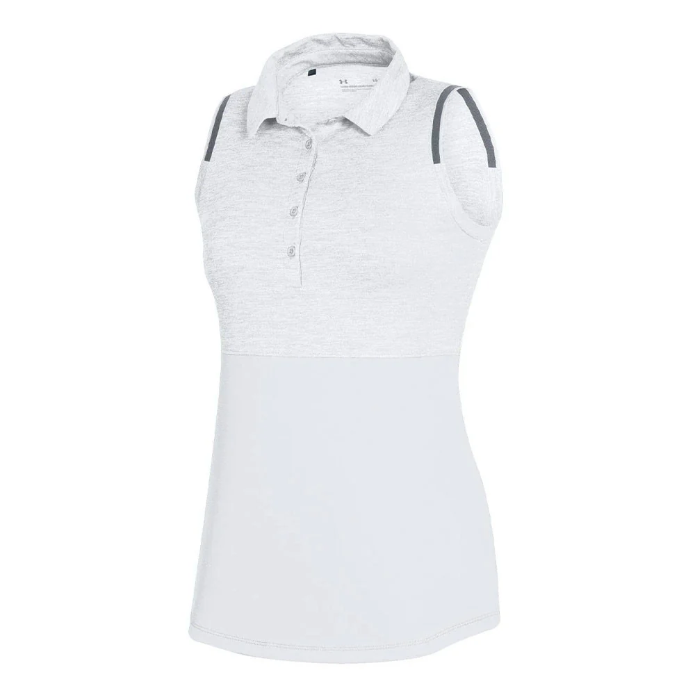 Under Armour Women's Zinger Heather Block Golf Polo - Image 3