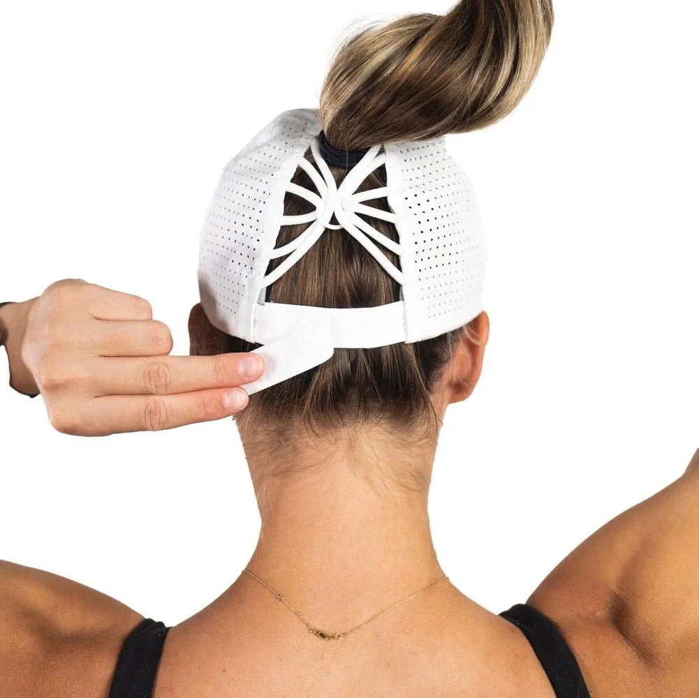 VimHue Women's Blue Golf Carts Print Sun Goddess Golf Hat - Image 2