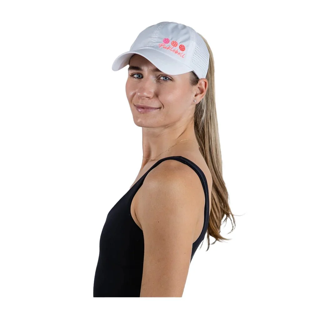 VimHue Women's Sun Goddess 3 Pickleballs Hat - Image 3