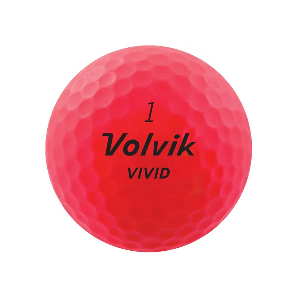 Volvik Vivid Golf Balls - Matte Pink - 2022 - Image 2