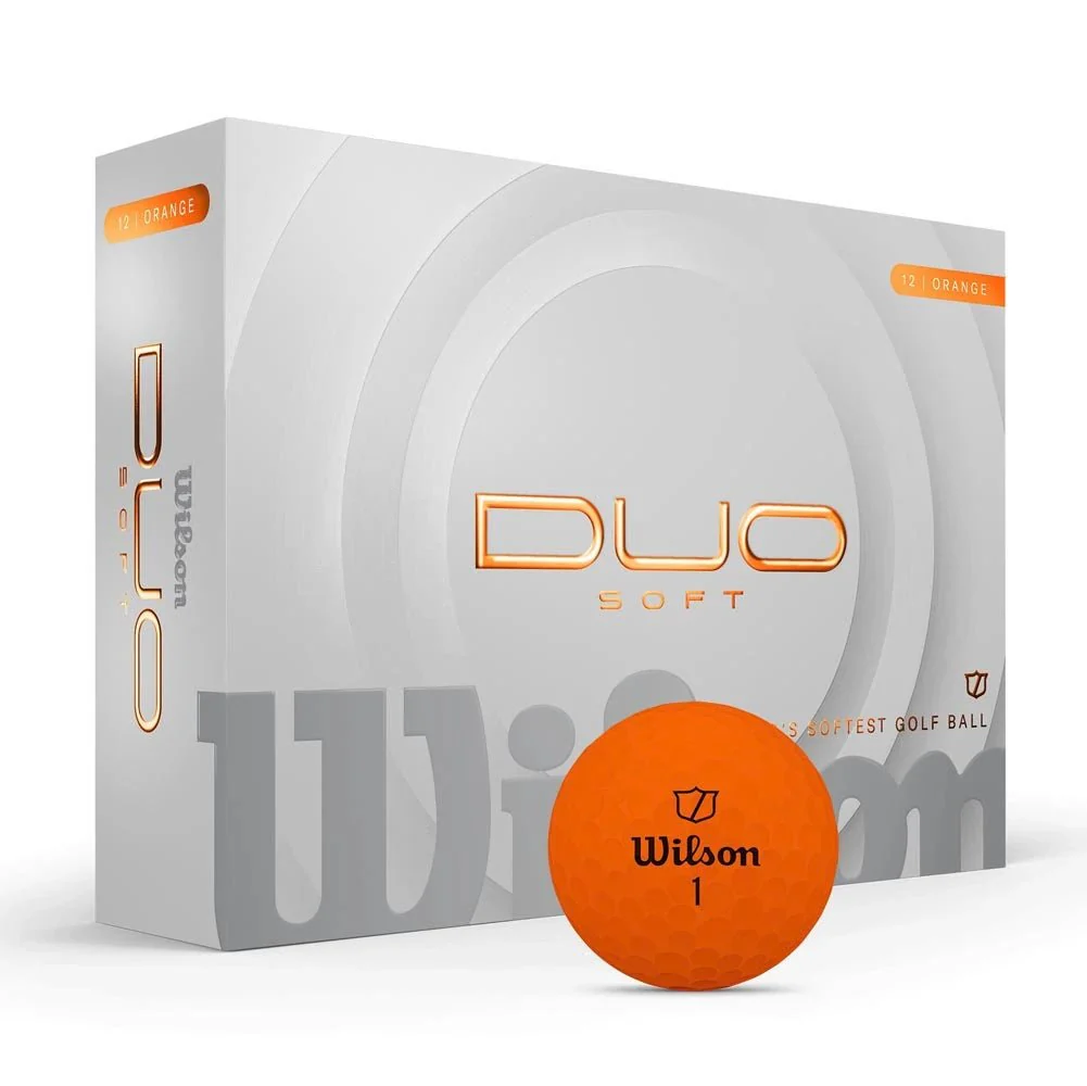 Wilson Duo Soft Golf Balls - Orange