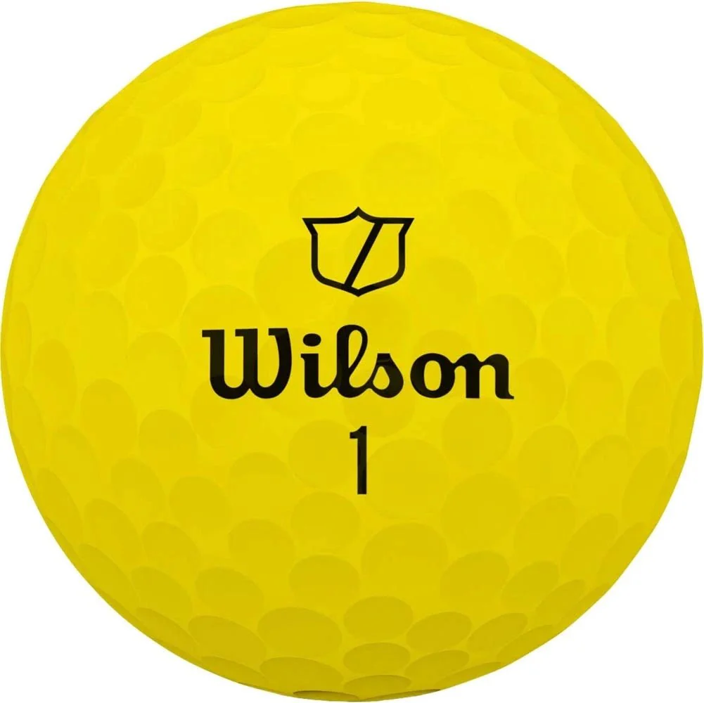 Wilson Duo Soft Golf Balls - Yellow - Image 2
