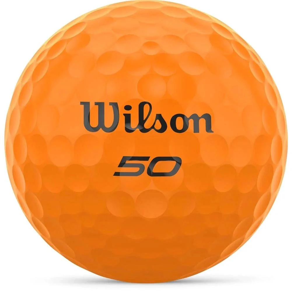 Wilson Fifty Elite Golf Balls - Orange - Image 2