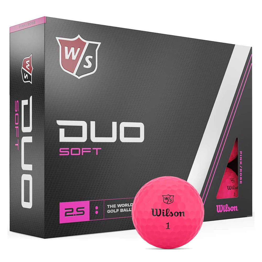 Wilson Duo Soft Golf Balls - Pink - 2023 - Prior Generation