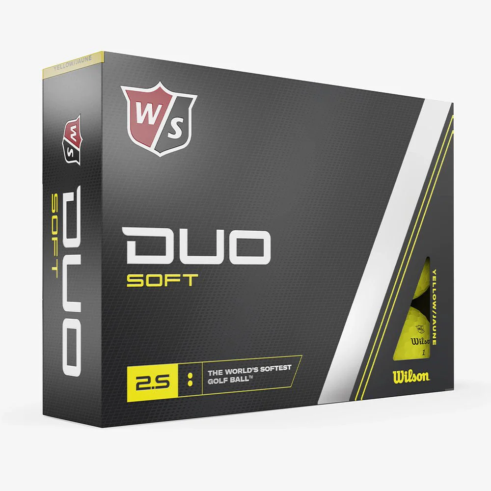 Wilson Duo Soft Golf Balls - Yellow - 2023 - Prior Generation - Image 3