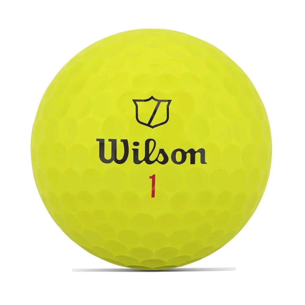 Wilson Staff Model X Yellow Personalized Golf Balls - Image 3
