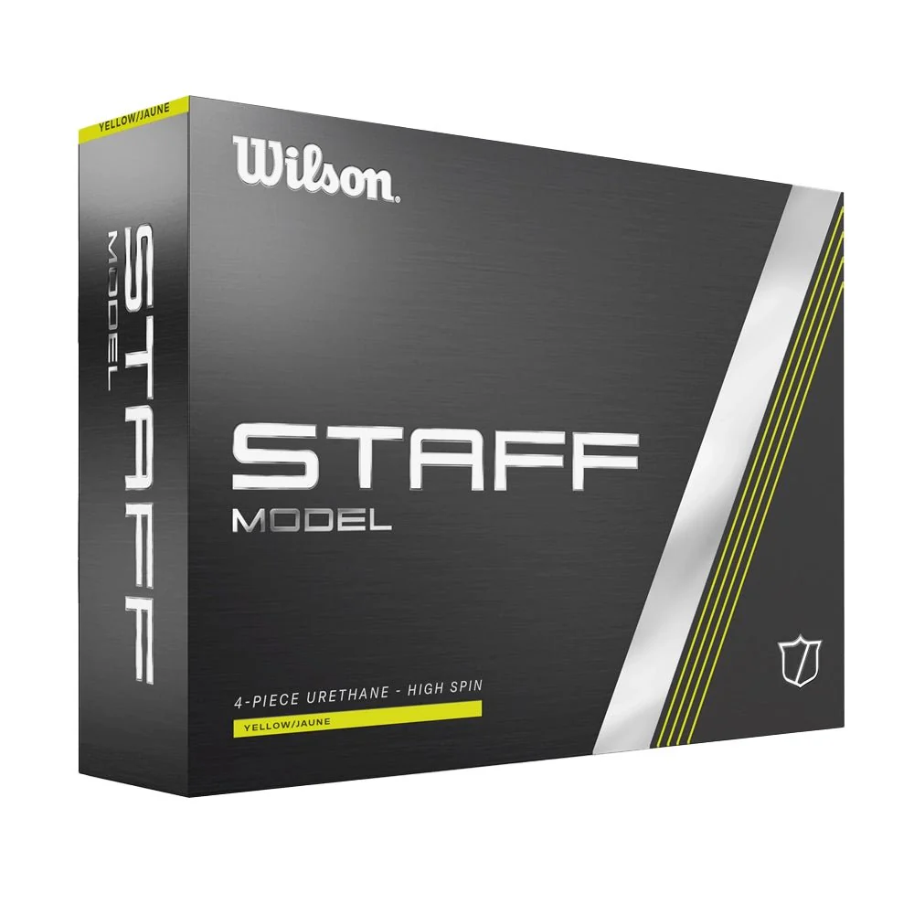 Wilson Staff Model Golf Balls -  Yellow - 2024 - Image 4